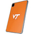 Virginia Tech University Orange iPad Pro 11in (2024) Clear Case